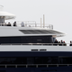 Officers from Malaysia’s Attorney Generals Chambers and the High Court inspect the yacht at Port Klang on Tuesday.